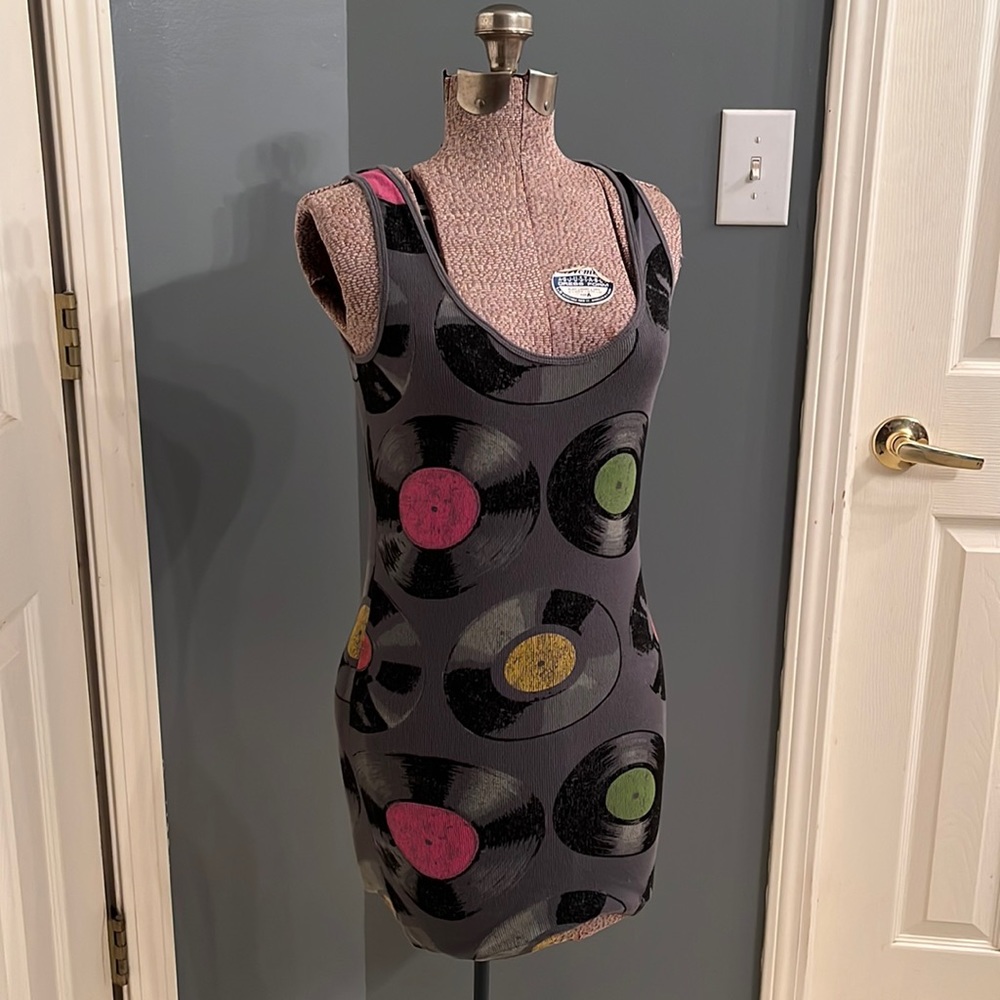 Record album dress or long top size large